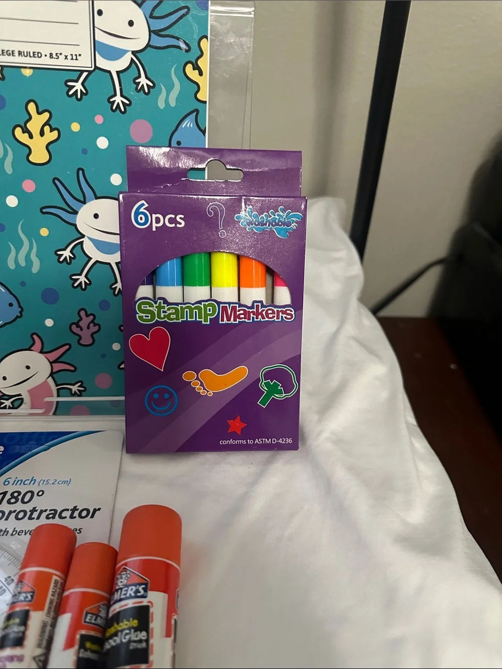 School Supplies Bundle — Pink Calculator & Teal Composition Book bundle of 10NWT